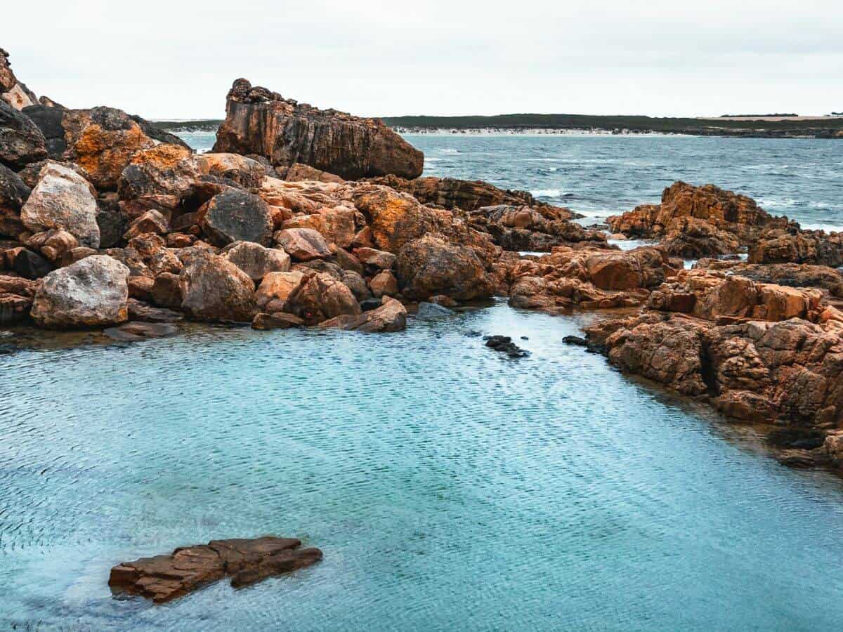 Swimming Hole at Whalers Way Rockpool and ocean